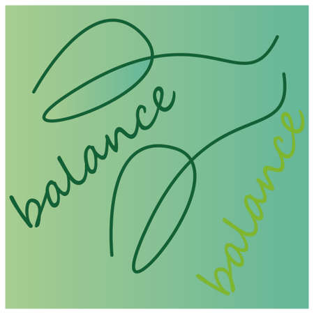 star balance color vector backgroundのイラスト素材