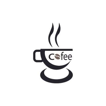 Warm coffee drink icon vector design illustrationのイラスト素材