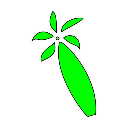 palm tree vector design illustrationのイラスト素材