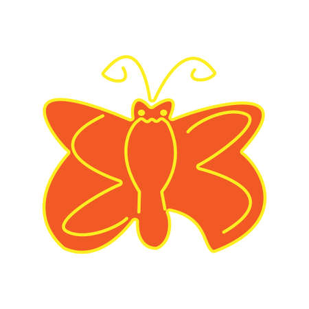 Butterfly icon vector design illustrationのイラスト素材