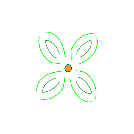 Flower icon vector design illustrationのイラスト素材