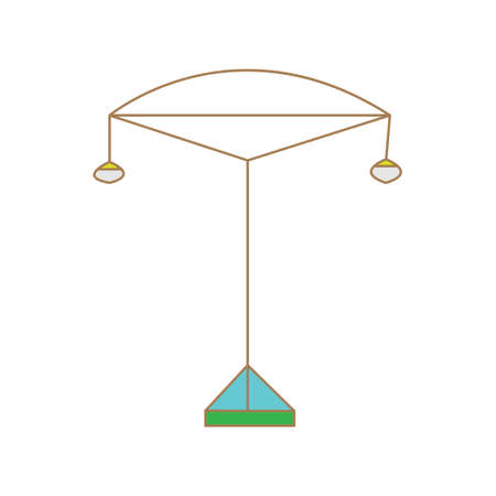 street lighting lamps vector design illustrationのイラスト素材