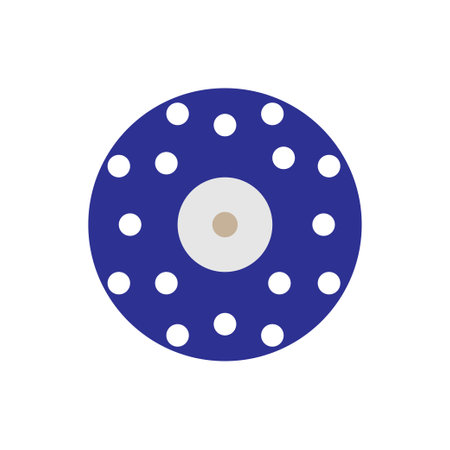 disc of colorful motorcycle icon vector designのイラスト素材