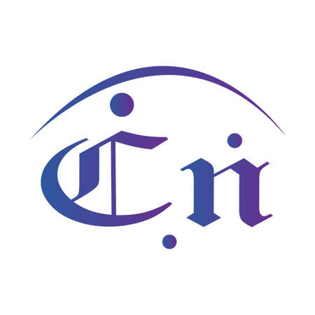 font cn color icon vector illustration designのイラスト素材