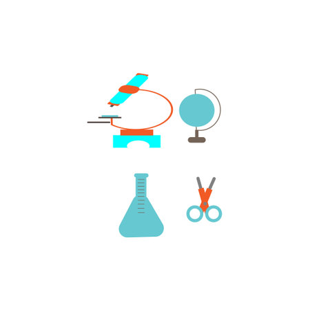 laboratory equipment icon design vector illustration