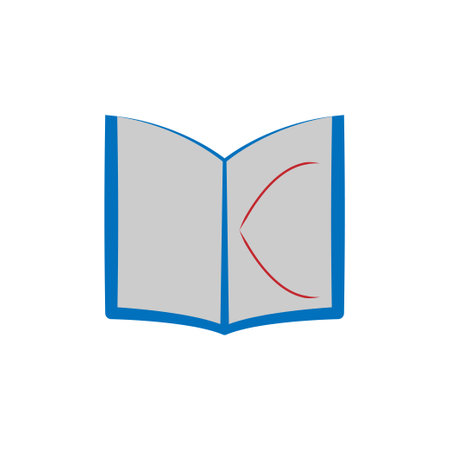 Book icon vector design illustrationのイラスト素材