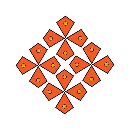 Batik pattern vector design illustrationのイラスト素材