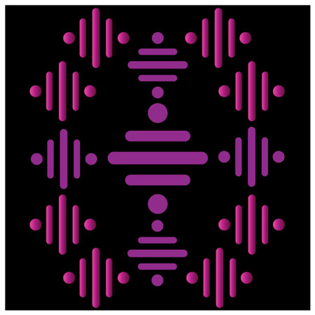 Batik pattern vector abstract design backgroundのイラスト素材