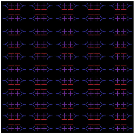 Batik pattern vector abstract design background