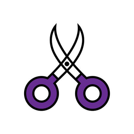 scissors icon vector design illustrationのイラスト素材