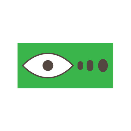 Eye icon vector design illustration backgroundのイラスト素材