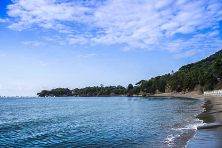 Punta Licosa beautiful resort in the heart of Cilento Campania Italyの写真素材
