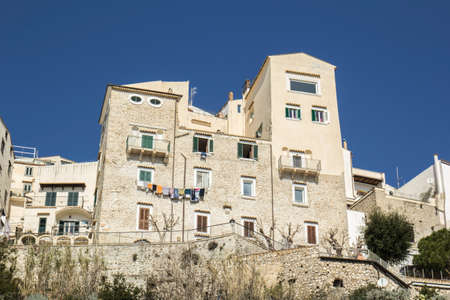 Sperlonga the Italian beautiful coast sea holidayの写真素材