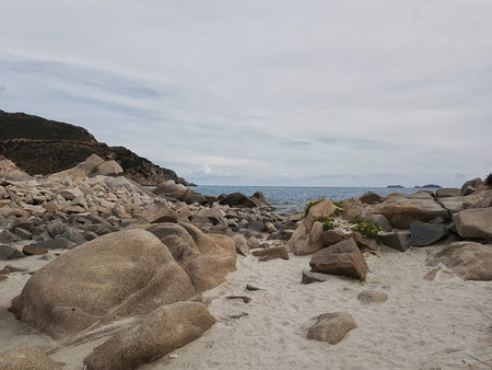 Punta Molentis - Sardinia - Italyの写真素材