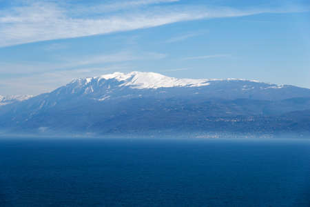 The Garda lake from Rocca of Manerba - Garda lake - Italyの写真素材