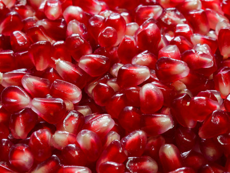 Close-up of the pomegranate; a fruit powerful for immune system