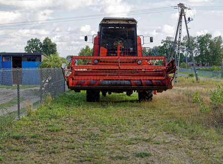 Harvester, farming technologyの写真素材
