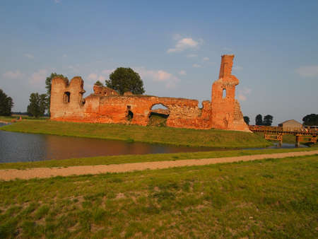 Anandoned castle from medieval timeの写真素材