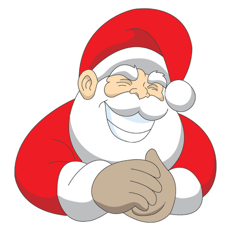 Cheeky Santa のイラスト素材