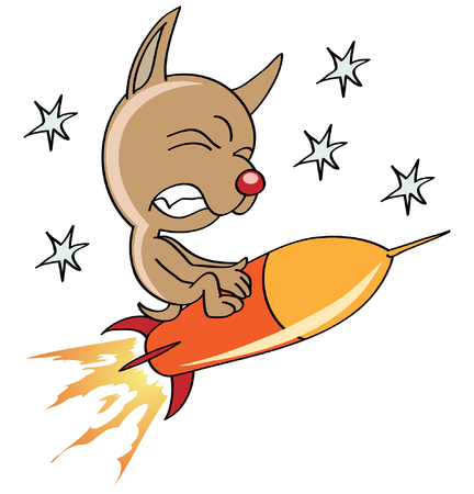 space dogのイラスト素材