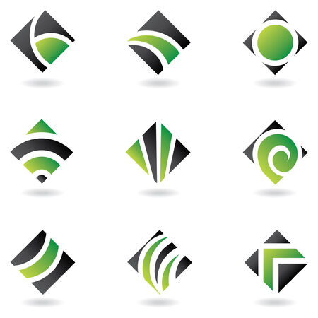 green logos to go with your company nameのイラスト素材