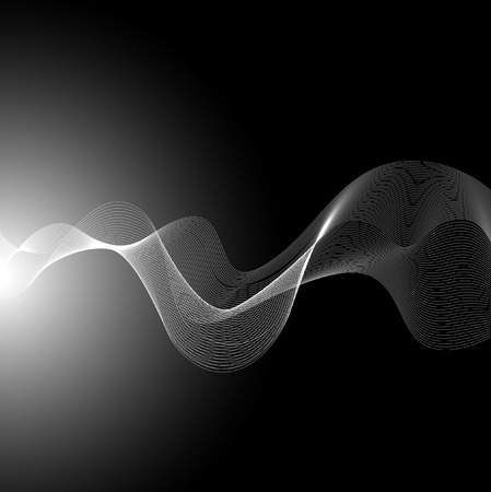 An abstract black light background design のイラスト素材