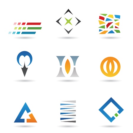 Eps Vector illustration of geometrical abstract shapesのイラスト素材