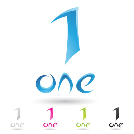 illustration of colorful and abstract icons for no  oneのイラスト素材