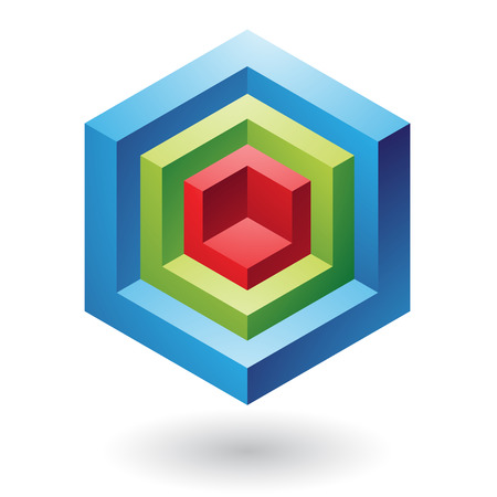 Cubical Abstract Iconのイラスト素材