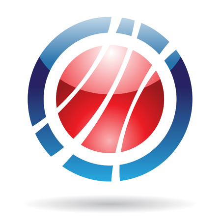 Colorful Planet Orbit Abstract Iconのイラスト素材