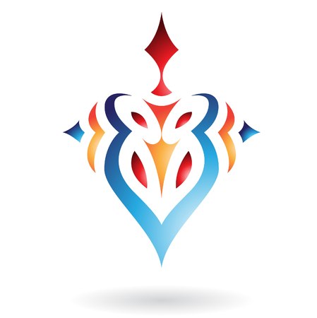 Colorful Decorative Abstract Iconのイラスト素材