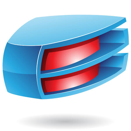 Plastic Layers Abstract Iconのイラスト素材