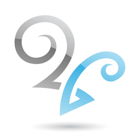 Abstract Icon Illustration isolated on a white backgroundのイラスト素材