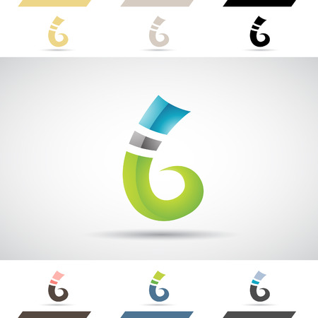 Design Concept of Colorful Stock   Icons and Shapes of Letter B, Vector Illustrationのイラスト素材