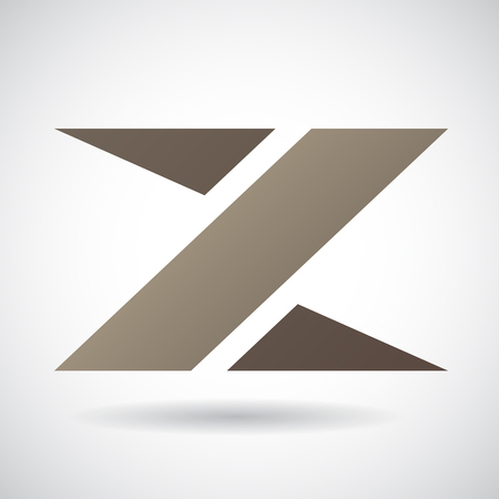 Design Concept of a Colorful Stock Icon of Letter Z, Vector Illustrationのイラスト素材