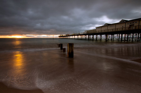 Teignmouth Pierの写真素材