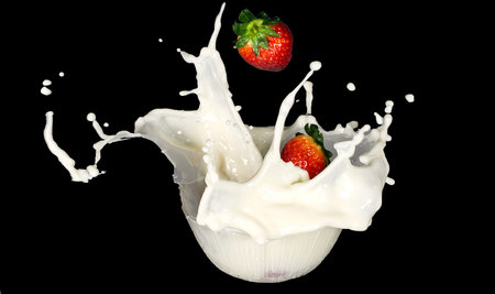 Strawberry cocktailの写真素材