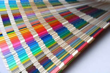 multi color palette close upの写真素材