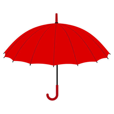 Red umbrella isolated. availableのイラスト素材