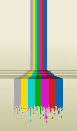 Television bars signal. TV concept illustration.のイラスト素材