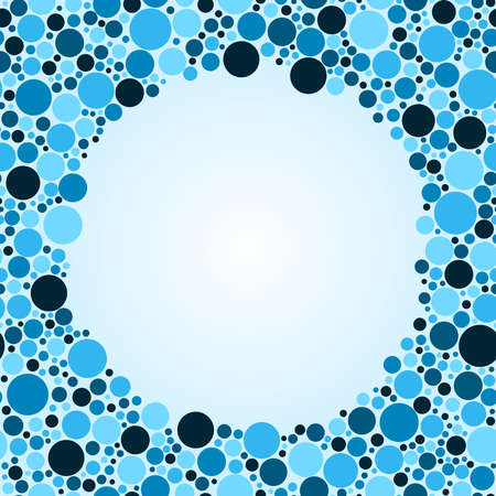 Abstract colorful circle background  のイラスト素材