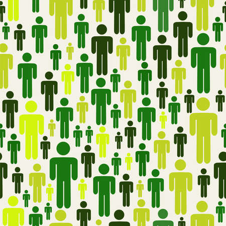 Green social media business people connection pattern over white background  available  file layered for easy manipulation and custom coloring のイラスト素材