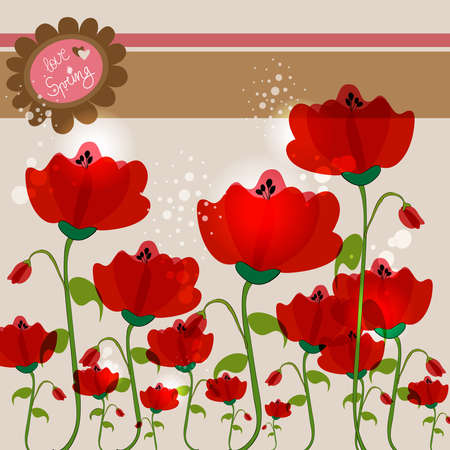Spring love background with contemporary transparent flowers. EPS10 file version. This illustration contains transparencies and is layered for easy manipulation and customization.のイラスト素材