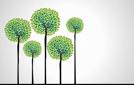Cute green tree forest design. file layered for easy edition.
のイラスト素材