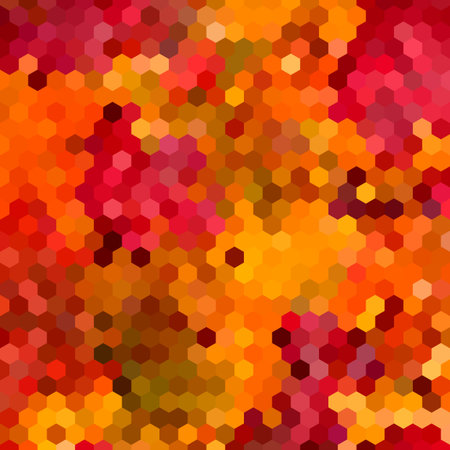 Colorful abstract geometric pattern seamless background with polygons and honeycomb shapes. Ideal...