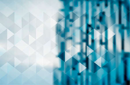 Modern digital style background with blue geometric shapes ideal for business, technology or science design. EPS10 vector.のイラスト素材