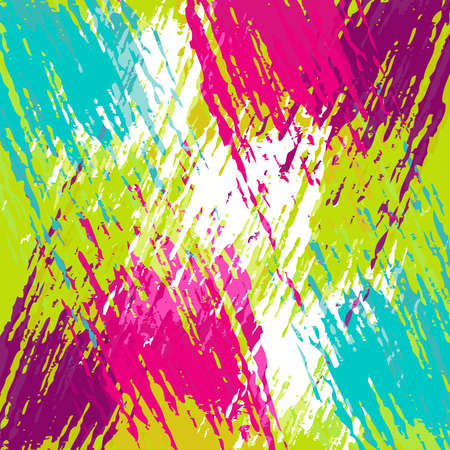 Abstract summer style art background, colorful hand drawn grunge paint texture. EPS10 vector.のイラスト素材