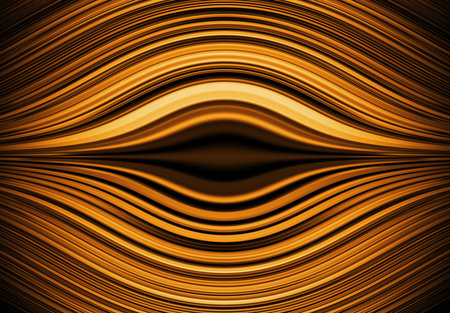 light with orange background with open front