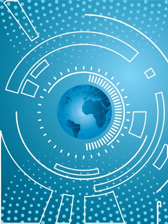 layout creative technology and background blueのイラスト素材