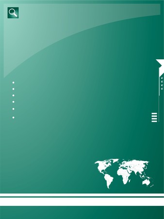 technology template and background greenのイラスト素材